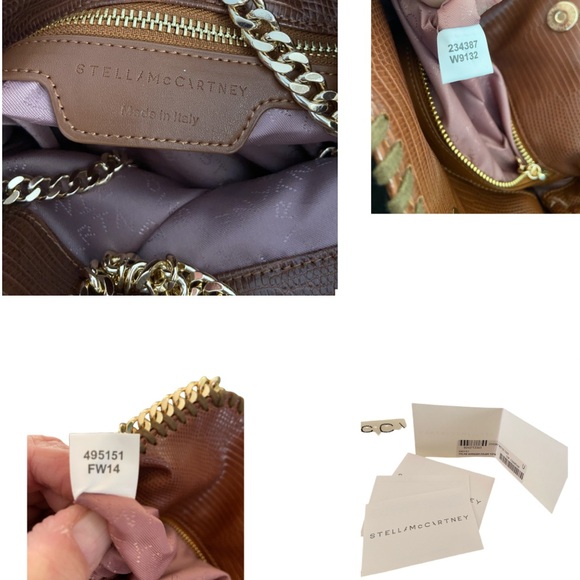 STELLA MCCARTNEY Scale-Embossed Mini Falabella Vegan Bag - Picture 5 of 16